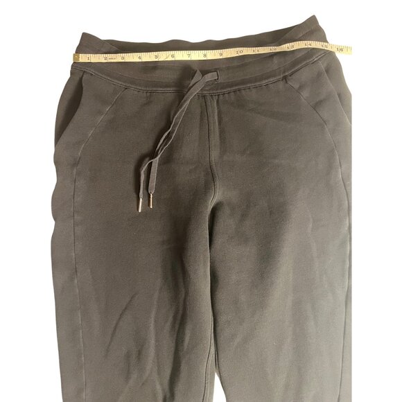 Lululemon Womens Scuba High-Rise Jogger Fleece Black Drawstring Size 10 W5CVAS - Picture 10 of 13